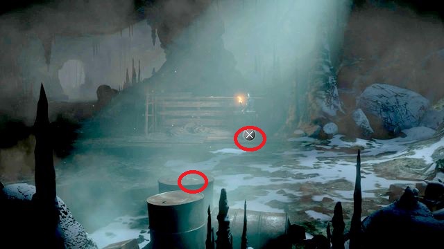 After a while, you reach a big cave where Emily, during the cutscene, is trying to climb to the exit - Until Dawn: Clues and totems in Episode 7 - Clues and totems - locations - Until Dawn Game Guide & Walkthrough