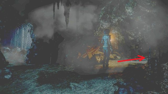 As you follow the corridor, turn into the recess on the right - Until Dawn: Clues and totems in Episode 7 - Clues and totems - locations - Until Dawn Game Guide & Walkthrough