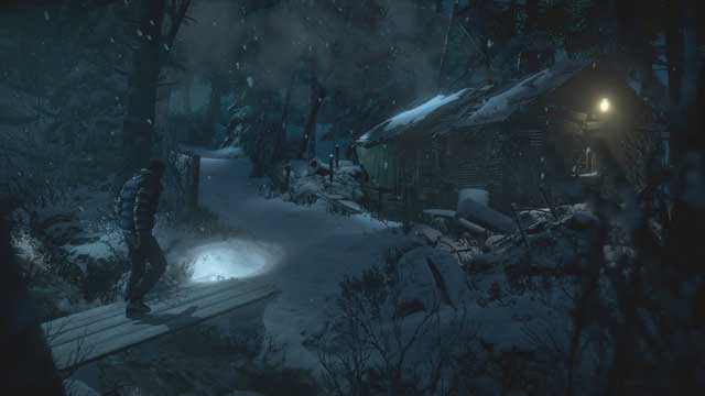 In the cabin you will find a mask, which is a clue and an interactive object - Until Dawn: Episode 3 - Walkthrough - Walkthrough - Until Dawn Game Guide & Walkthrough