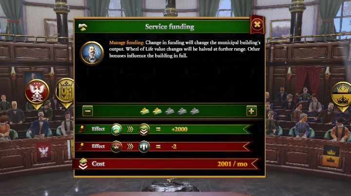 One of the key reasons why you should try to cooperate with politicians, is Mayors salary - Setting out | Politics - Politics - Urban Empire Game Guide