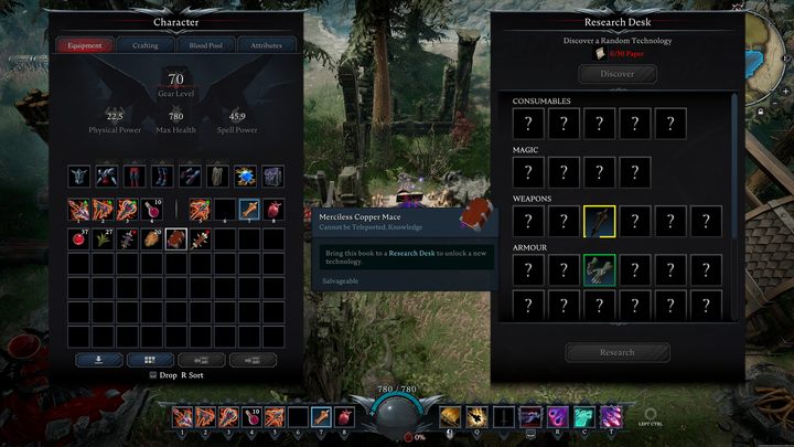 Like copper, iron-rich rocks also cannot be destroyed with just anything - V Rising: Smelting ores - Basics - V Rising Guide