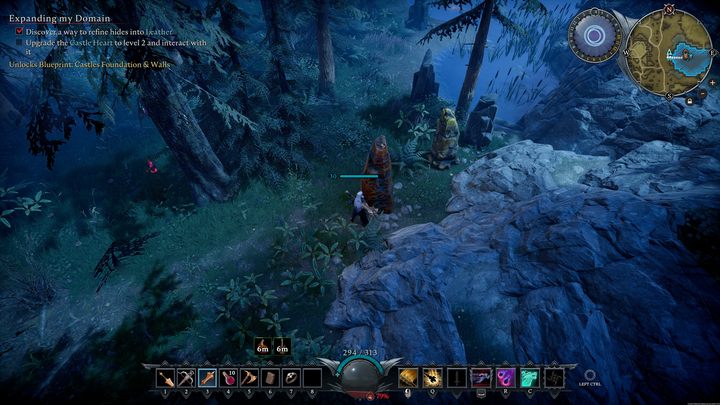 Rocks rich in copper ore can be easily recognized by their brownish, slightly glowing color - V Rising: Smelting ores - Basics - V Rising Guide