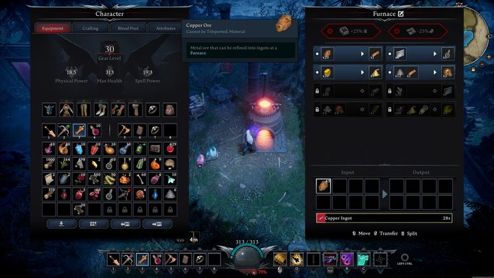 However, using the furnace itself is very simple - V Rising: Smelting ores - Basics - V Rising Guide