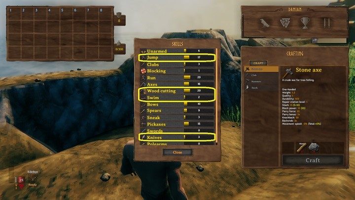 Skills aren't penalized evenly, but you have an increased chance of losing proficiency in your highest level skills - Valheim: Character Development - Basics - Valheim Guide