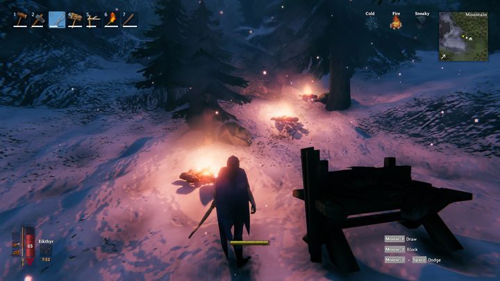 Another way to survive in the Mountains is to drink frost resistance mead - Valheim: Mountain frost - how to survive? - Exploration and survival - Valheim Guide