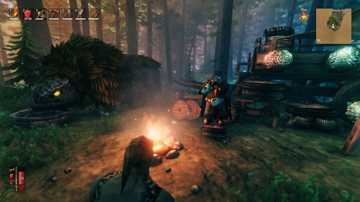 In the Black Forest area you can meet a merchant, Haldor - Valheim: Weight capacity - how to increase it? - FAQ - Valheim Guide