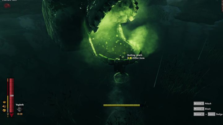 The fight with Bonemass is challenging - Valheim: How to defeat the Bonemass boss? - Bosses - Valheim Guide