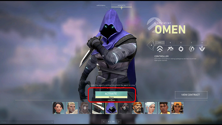 Each contract requires you to earn a certain amount of experience points to level up - Valorant: Additional characters - contracts, levels - Basics - Valorant Guide