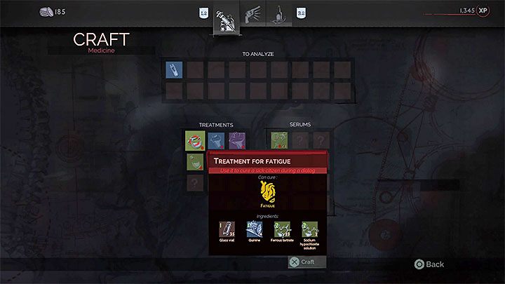 Use sense mode (detective mode) to check a characters health status or examine an NPC during a conversation - Hippocratic Oath trophy in Vampyr - Trophy Guide - Vampyr Game Guide