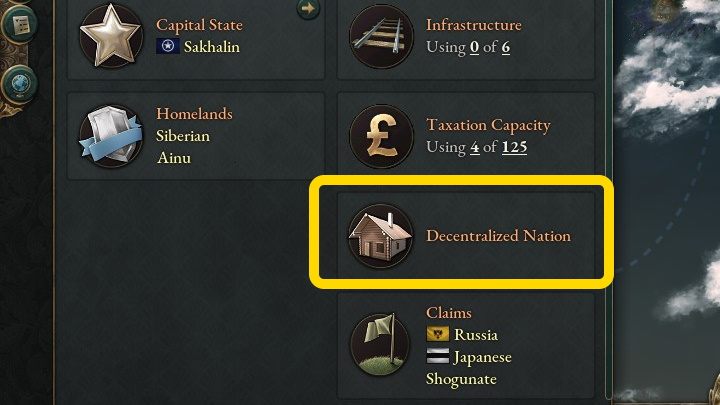 To check whether the state authority in a given region has decentralized status, left-click on the specific area - Victoria 3: How to colonize? - FAQ - Victoria 3 Guide