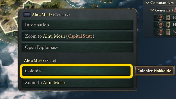 Once you have declared your interests, right-click on the region and then select Colonize - Victoria 3: How to colonize? - FAQ - Victoria 3 Guide