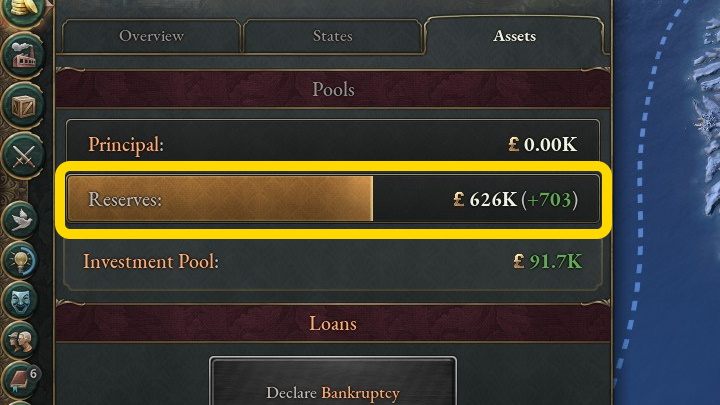 There's a cap to your gold reserves - Victoria 3: Finances - money, gold reserves - Basics - Victoria 3 Guide