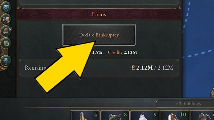 If you completely run out of options, you can cancel your debt by declaring bankruptcy - Victoria 3: Finances - money, gold reserves - Basics - Victoria 3 Guide
