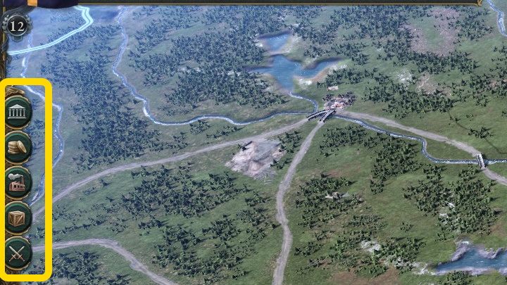 On the left side of the screen you'll find some icons which will quickly take you to various state management panels - Victoria 3: Game interface - Basics - Victoria 3 Guide