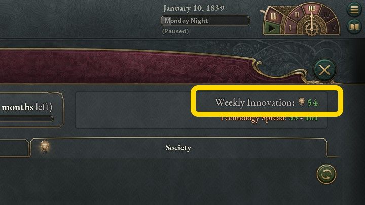 You need Innovation to research new technologies - Victoria 3: Technologies - Technology Tree, Innovations - Basics - Victoria 3 Guide
