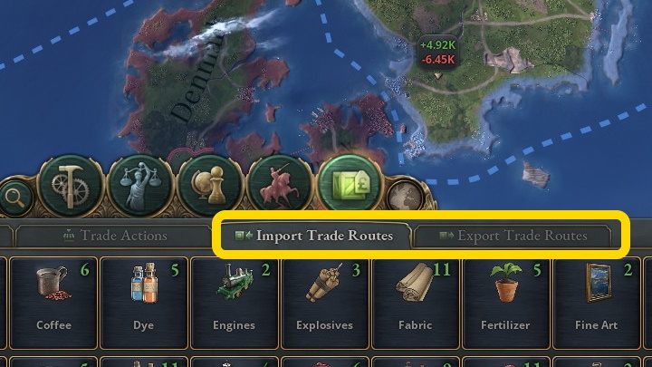 The fastest way to mark trade routes is by using the Trade Lens - Victoria 3: How to create Trade Routes? - FAQ - Victoria 3 Guide