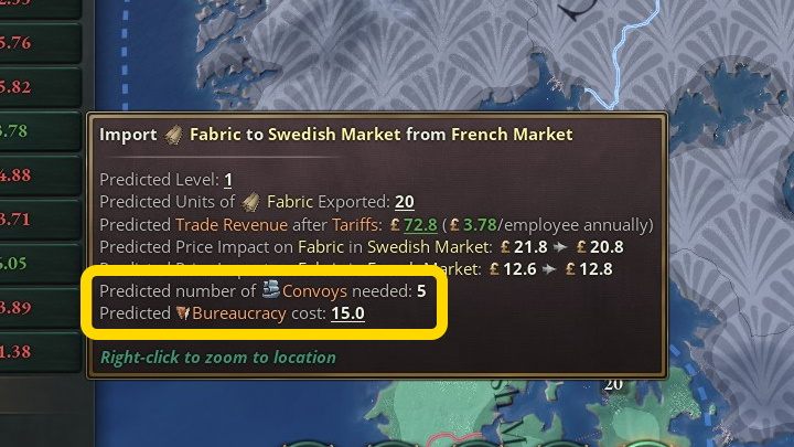 When you click on the selected item from the list, the Trade Route will be created once you meet 2 conditions - Victoria 3: How to create Trade Routes? - FAQ - Victoria 3 Guide