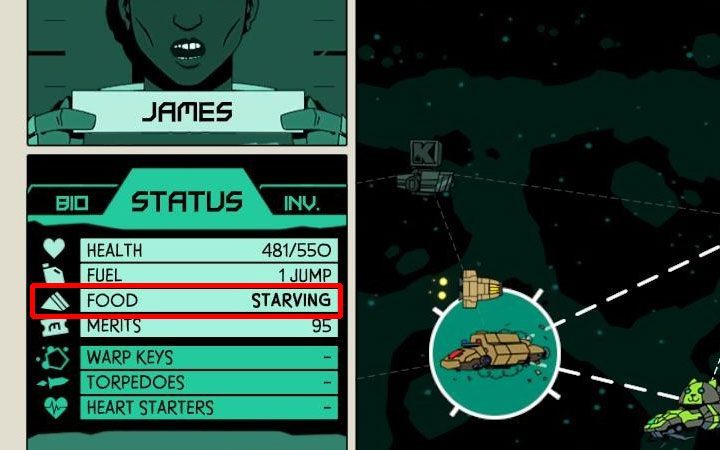 It is worth remembering two additional things - How to get food and how to heal characters in Void Bastards? - FAQ - Void Bastards Guide and Tips