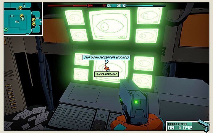 Disabling protective systems throughout the ship is the best way to solve the problem with towers and robots that might otherwise prevent you from comfortably exploring the surroundings - How to get rid of Turret Towers and Secbots in Void Bastards? - FAQ - Void Bastards Guide and Tips