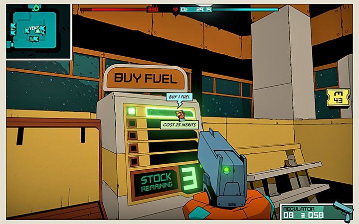 The second way is to buy fuel on one of the Krell-Mart ships - How to get fuel in Void Bastards? - FAQ - Void Bastards Guide and Tips