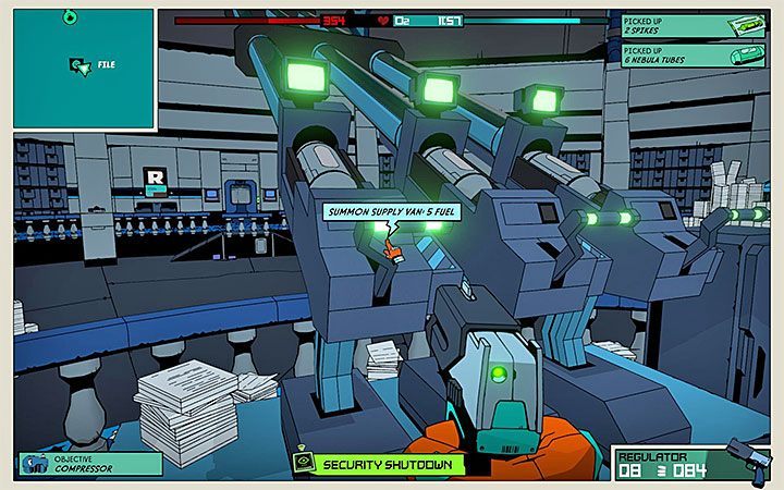 The fourth way is to order fuel in a FILE room - How to get fuel in Void Bastards? - FAQ - Void Bastards Guide and Tips