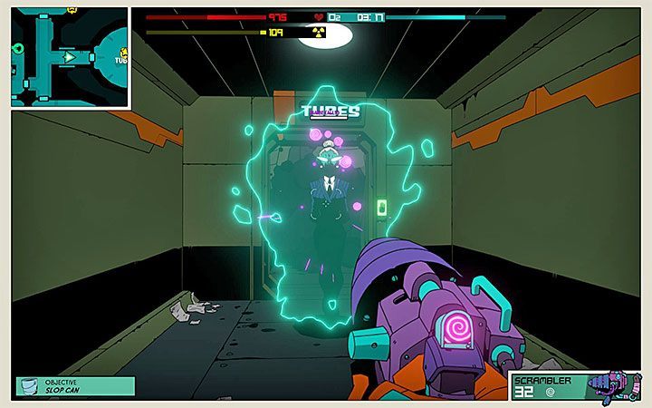 Scrambler is a great weapon for getting rid of uncomfortable opponents - Best weapons and gadgets in Void Bastards - Tables - Void Bastards Guide and Tips