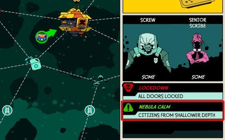 In the vast majority of cases, you can expect that in the locations you are exploring have enemies that represent a challenge typical for this Depth level - What are the Nebula Depths in Void Bastards? - FAQ - Void Bastards Guide and Tips