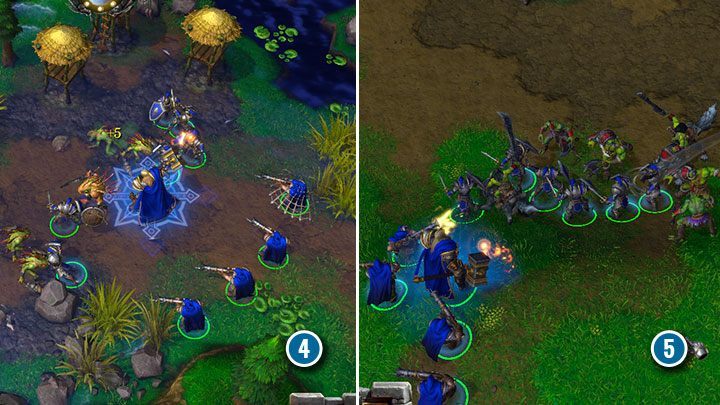 There are numerous hiding places of neutral enemy groups on the map (bspan class=wcn4/span/b). It is worth to defeat them and clear every such camp to gain valuable experience and items. The Orc base has strong defenders - dont go there unprepared (bspan class=wcn5/span/b). - Blackrock and Roll | Warcraft III Reforged walkthrough - Human Campaign - Warcraft III Reforged Guide