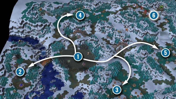 The number of enemies and settlements in this mission may seem overwhelming, but in reality its not so bad - Blackrock & Roll, Too | Warcraft III Reforged walkthrough - Undead Campaign - Warcraft III Reforged Guide