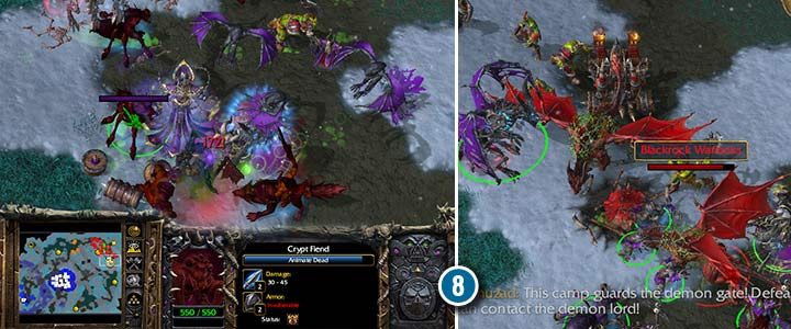 The Resurrection is a powerful ability of Arthas that can be used to strengthen your army during an attack. Protect your flying units and your Crypt Fiends, because without their help you wont handle the Red Dragons. - Blackrock & Roll, Too | Warcraft III Reforged walkthrough - Undead Campaign - Warcraft III Reforged Guide