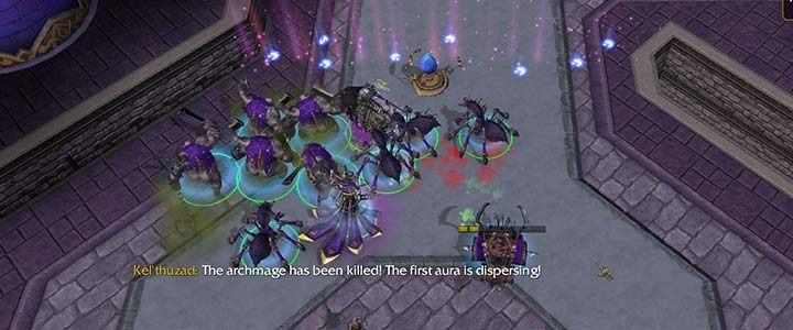 The protection barrier (span class=wcn2,5,6/span) will injure all Undead units as long as Archmage lives in a specific area. - The Siege of Dalaran | Warcraft III Reforged walkthrough - Undead Campaign - Warcraft III Reforged Guide