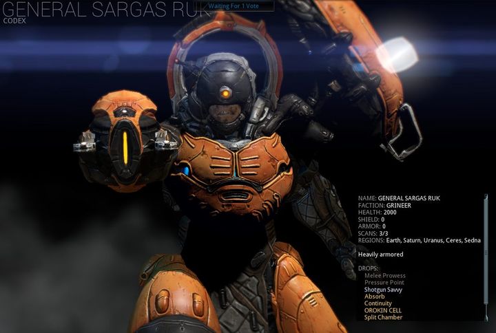 This short chapter is devoted entirely to General Sargas Ruk - the boss of Grineer in Warframe - General Sargas Ruk | Bosses | Warframe - Warframe - Bosses - Warframe Game Guide