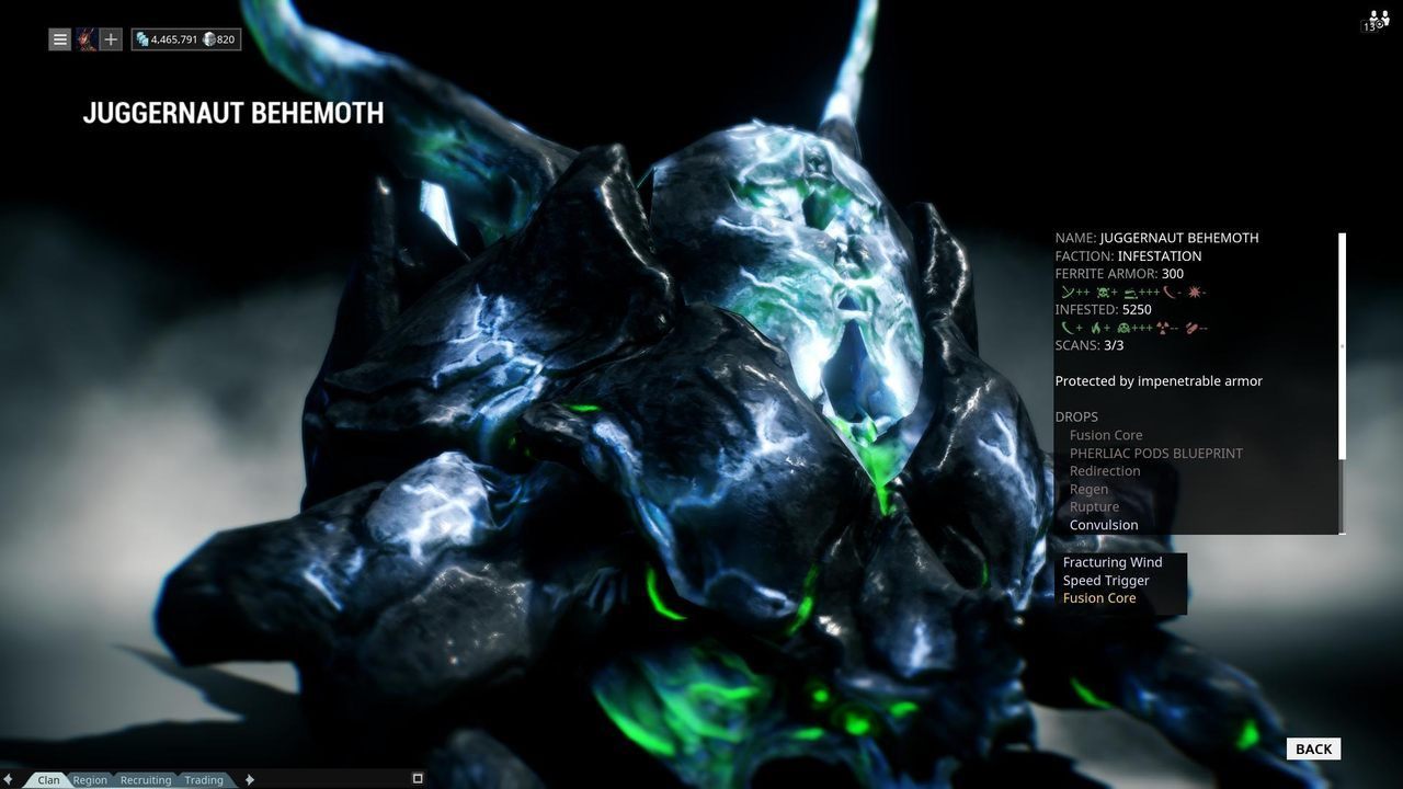 This short chapter is devoted entirely to the Juggernaut Behemoth - an Infested boss in Warframe - Juggernaut Behemoth | Bosses | Warframe - Warframe - Bosses - Warframe Game Guide