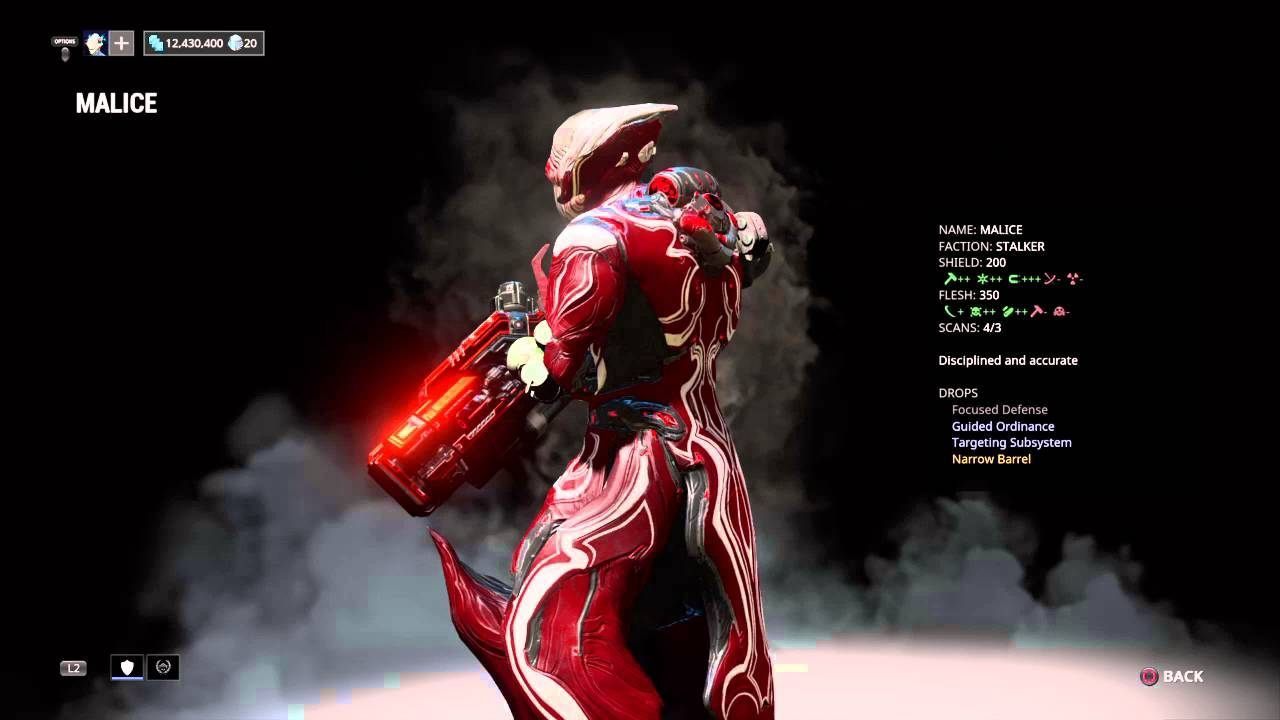 He has the form of Frost - Stalkers | Bosses | Warframe - Warframe - Bosses - Warframe Game Guide