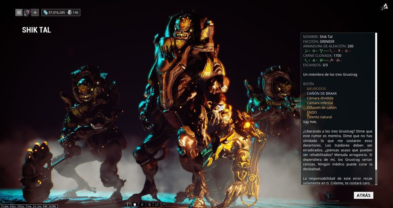 This short chapter is devoted entirely to the Grustrag Three (G3) - a group of Grinner field-bosses in Warframe - Grustrag Three (G3) | Bosses | Warframe - Warframe - Bosses - Warframe Game Guide
