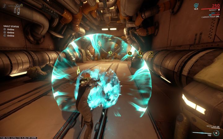 It costs 20 energy and is activated with melee attack key (by default: E) - Basic actions of the Operator | Warframe - The Operator - Warframe Game Guide