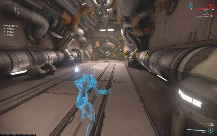 This is stealth mode that you enter as the Operator - Basic actions of the Operator | Warframe - The Operator - Warframe Game Guide