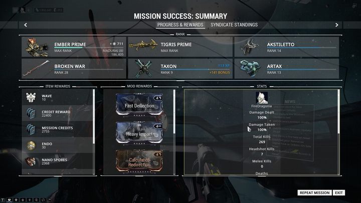 This chapter discusses the experience system in Warframe - General Information | Experience | Warframe - Experience - Warframe Game Guide