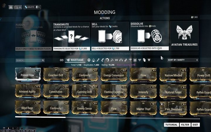 Mods are a system that allows you to upgrade your Warframe, weapons, companions - General information | Equipment mods | Warframe - Equipment mods - Warframe Game Guide