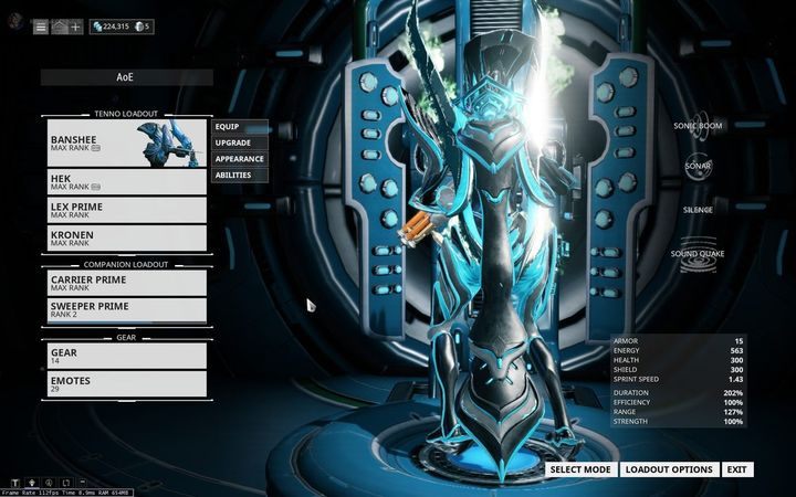 Weapons and Warframe can be modified after you access Gear->Upgrade - Weapon moddding and Warframe moddding | Equipment mods | Warframe - Equipment mods - Warframe Game Guide