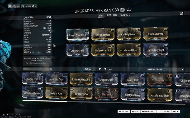 1 - Weapon moddding and Warframe moddding | Equipment mods | Warframe - Equipment mods - Warframe Game Guide