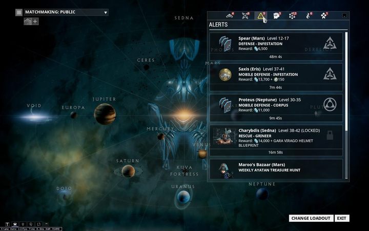 Chains of 3 special missions available for 24 hours - Warframe - Activities - Starting tips - Warframe Game Guide