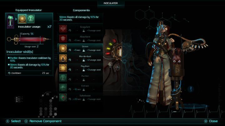 Inoculators screen. - Inoculator in Warhammer Inquisitor - Martyr - Game Basics - Warhammer Inquisitor - Martyr Game Guide