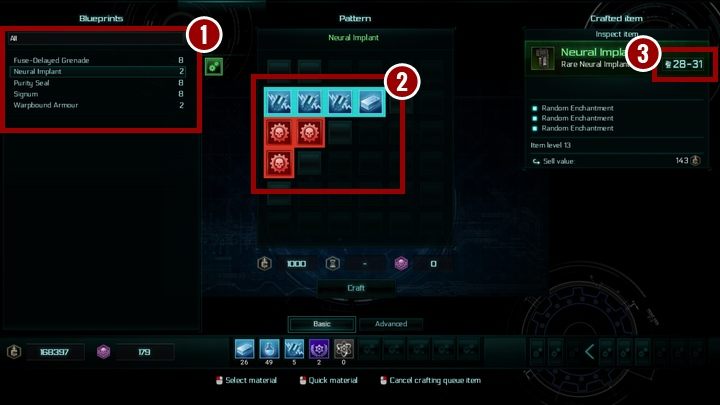The process of collecting resources can be boring and time-consuming - Crafting in Warhammer Inquisitor - Martyr - Game Basics - Warhammer Inquisitor - Martyr Game Guide