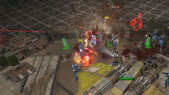 The squad defending the dropship. - Return to the Martyr mission walkthrough in Warhammer Inquisitor - Martyr - Machine Spirit - Warhammer Inquisitor - Martyr Game Guide