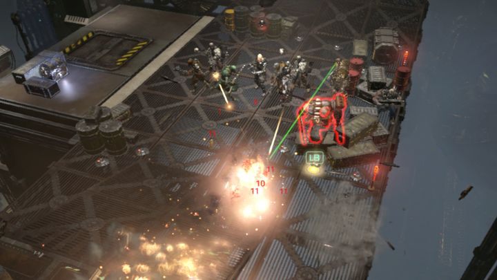 One of the groups is near the dropship. - Return to the Martyr mission walkthrough in Warhammer Inquisitor - Martyr - Machine Spirit - Warhammer Inquisitor - Martyr Game Guide