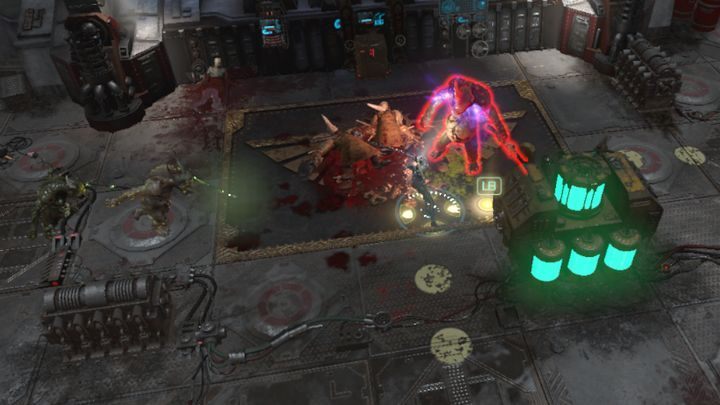 One of the squads guarding the path to the Sanctuary Database. - Sanctuary Database mission walkthrough in Warhammer Inquisitor - Martyr - Machine Spirit - Warhammer Inquisitor - Martyr Game Guide