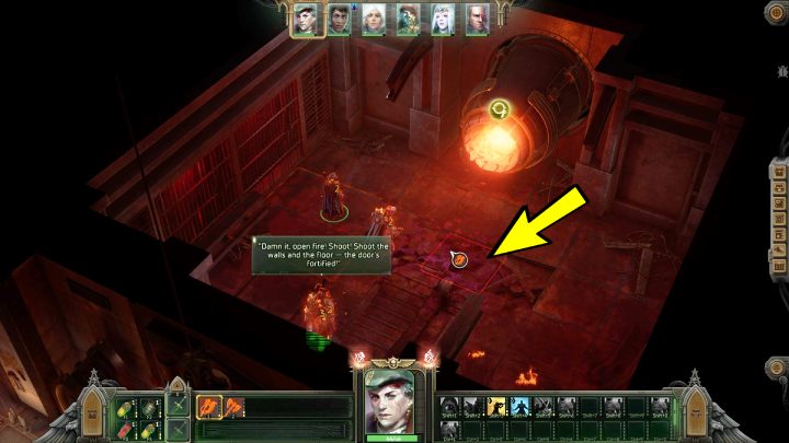 Jump into the oven and try to open the box on the floor - Rogue Trader: How to complete Underworld quest? - Quests - WH40K: Rogue Trader Guide