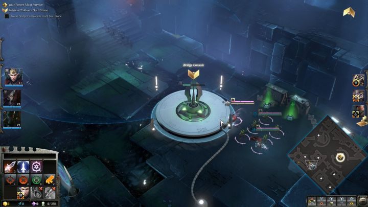 Second terminal to activate. - Mission 11 - The Bloody Gambit - Dawn of War 3 Walkthrough - Campaign Walkthrough - Warhammer 40,000: Dawn of War III Game Guide