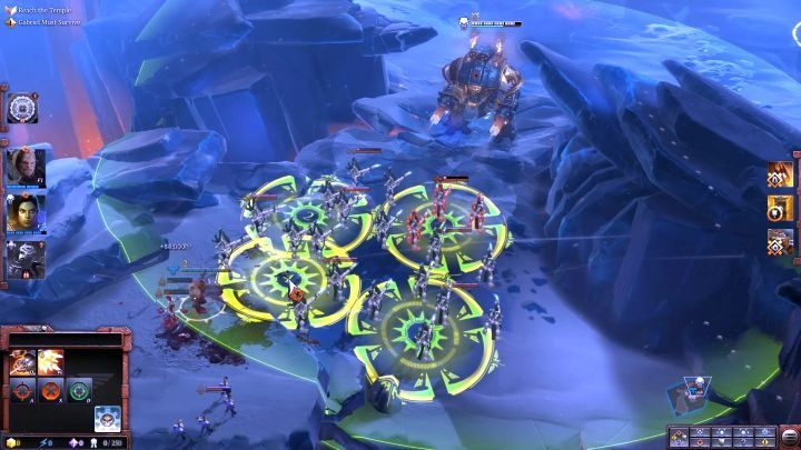 Powerful Solaria quickly joing the battle. - Mission 14 - In the Company of Friends - Dawn of War 3 Walkthrough - Campaign Walkthrough - Warhammer 40,000: Dawn of War III Game Guide